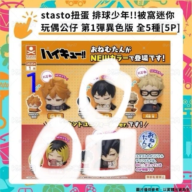 🩶排球少年|被窩扭蛋(因未加到2%而更改金額)