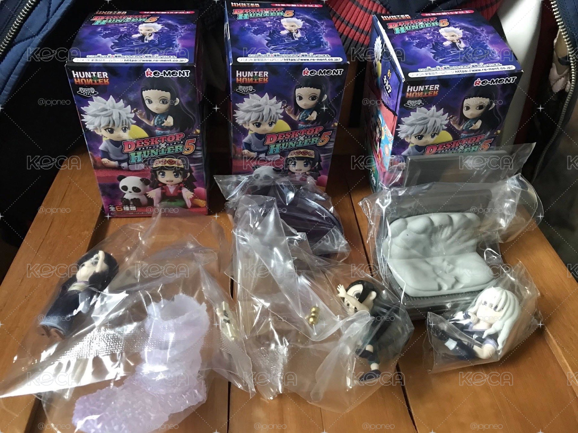 Re-MeNt 獵人 桌上小物 Hunter x Hunter 盒玩 揍敵客 家族 席巴 柯特 伊爾謎 桌上小物 5