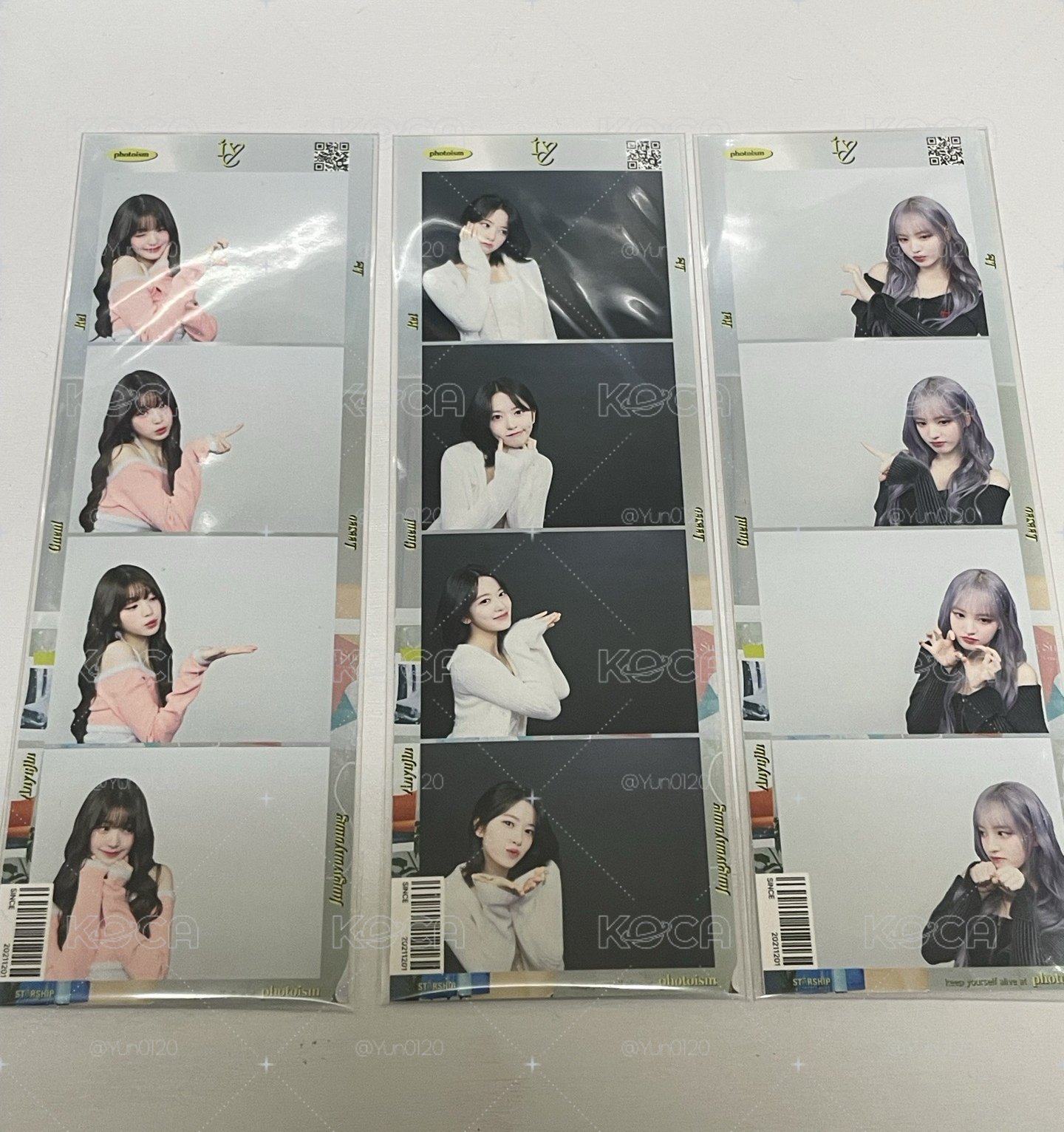 24’FM MAGAZINE IVE photoism 人生四格卡 