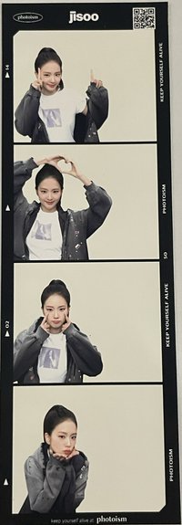 Jisoo 25’fm photoism 人生四格卡 