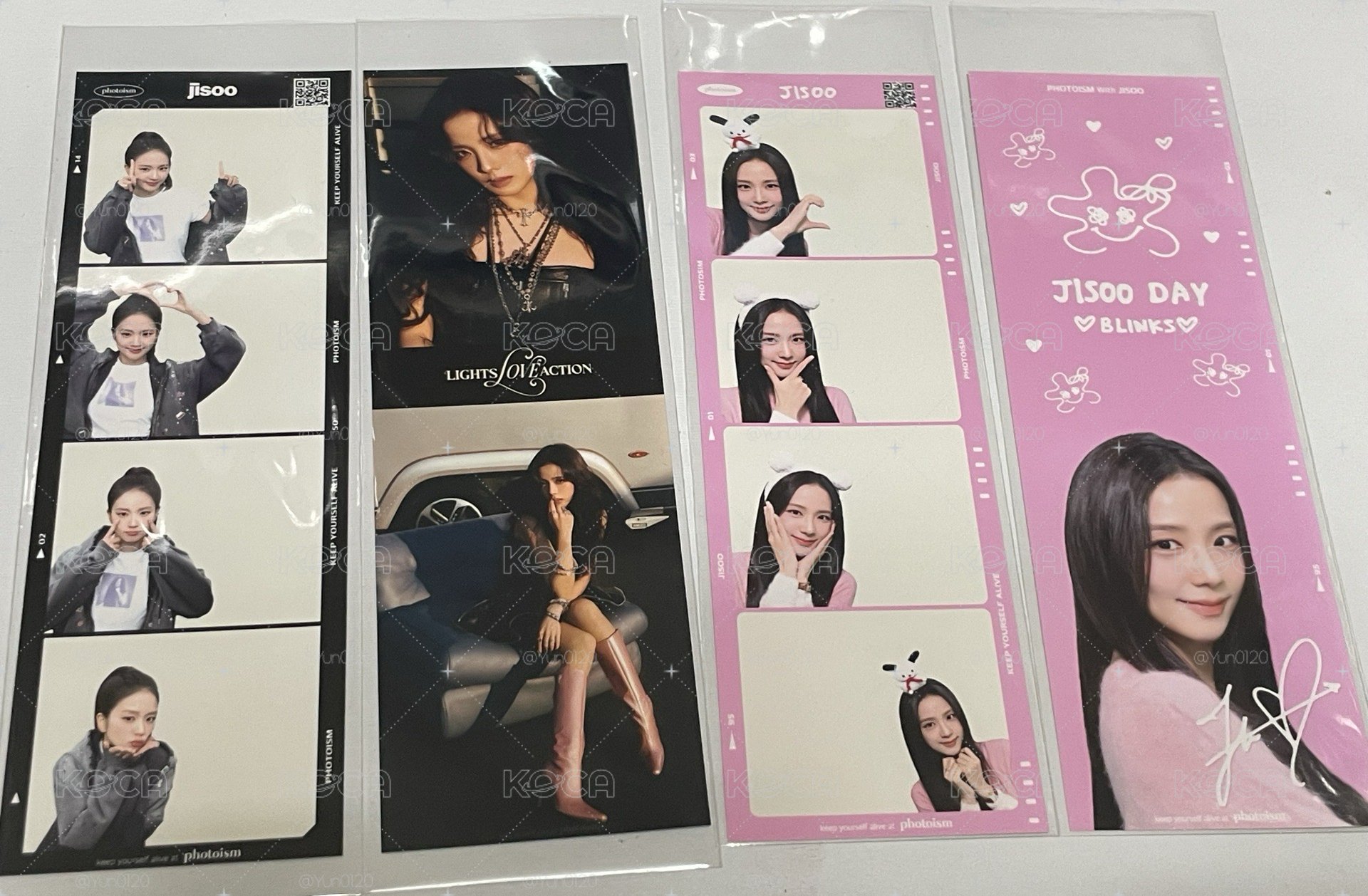 JISOO 人生四格卡 2張
