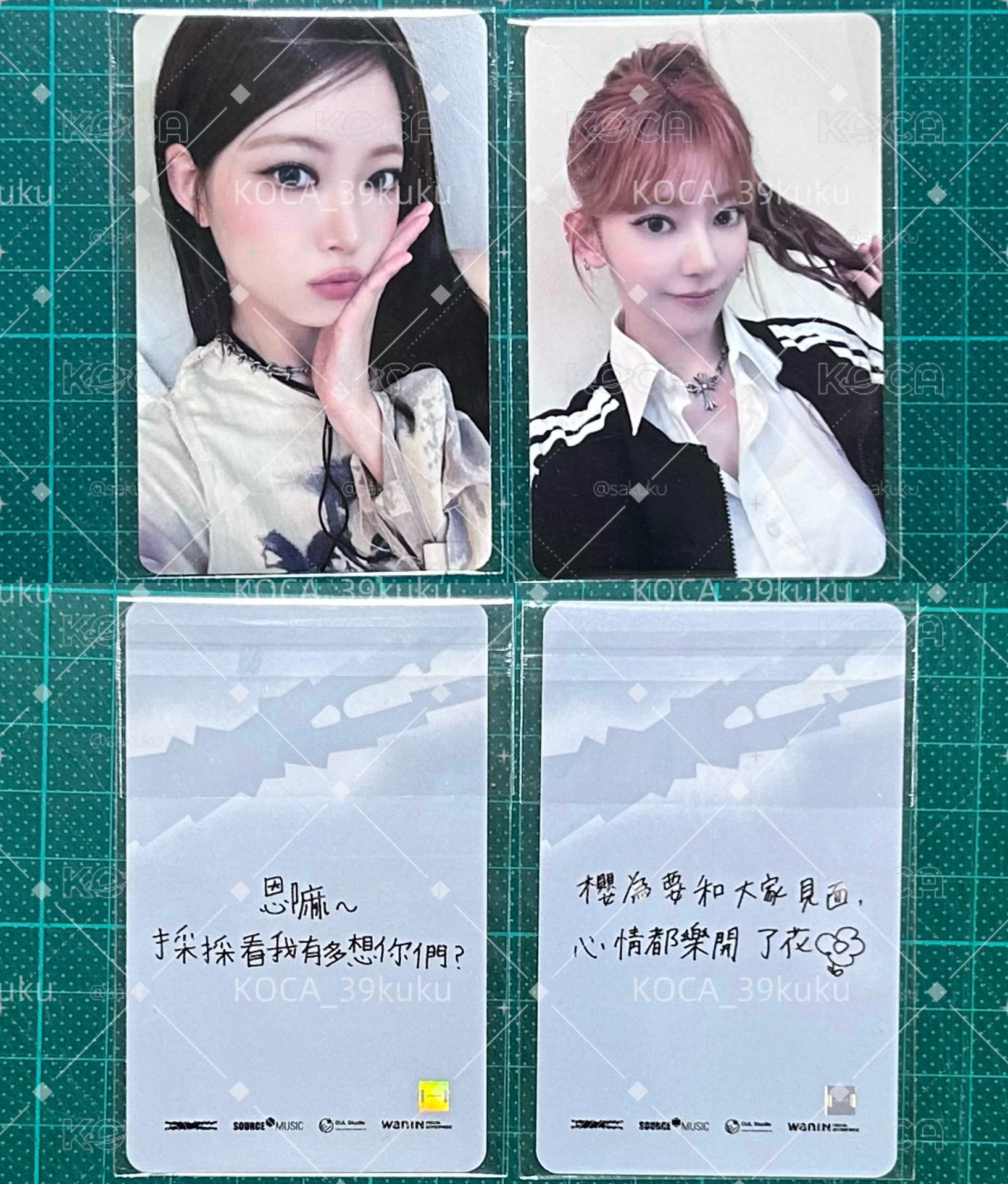 HOT WANIN 櫻/採幸運卡繁中卡背