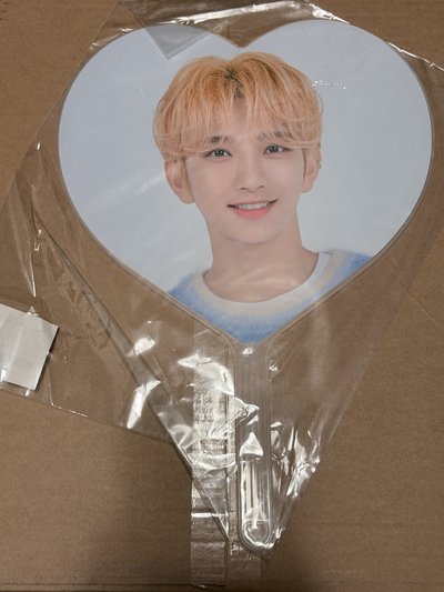 （現貨 紙箱寄出 可當日寄出）seventeen Joshua 洪知秀 愛心扇 大扇 扇子