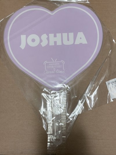 （現貨 紙箱寄出 可當日寄出）seventeen Joshua 洪知秀 愛心扇 大扇 扇子