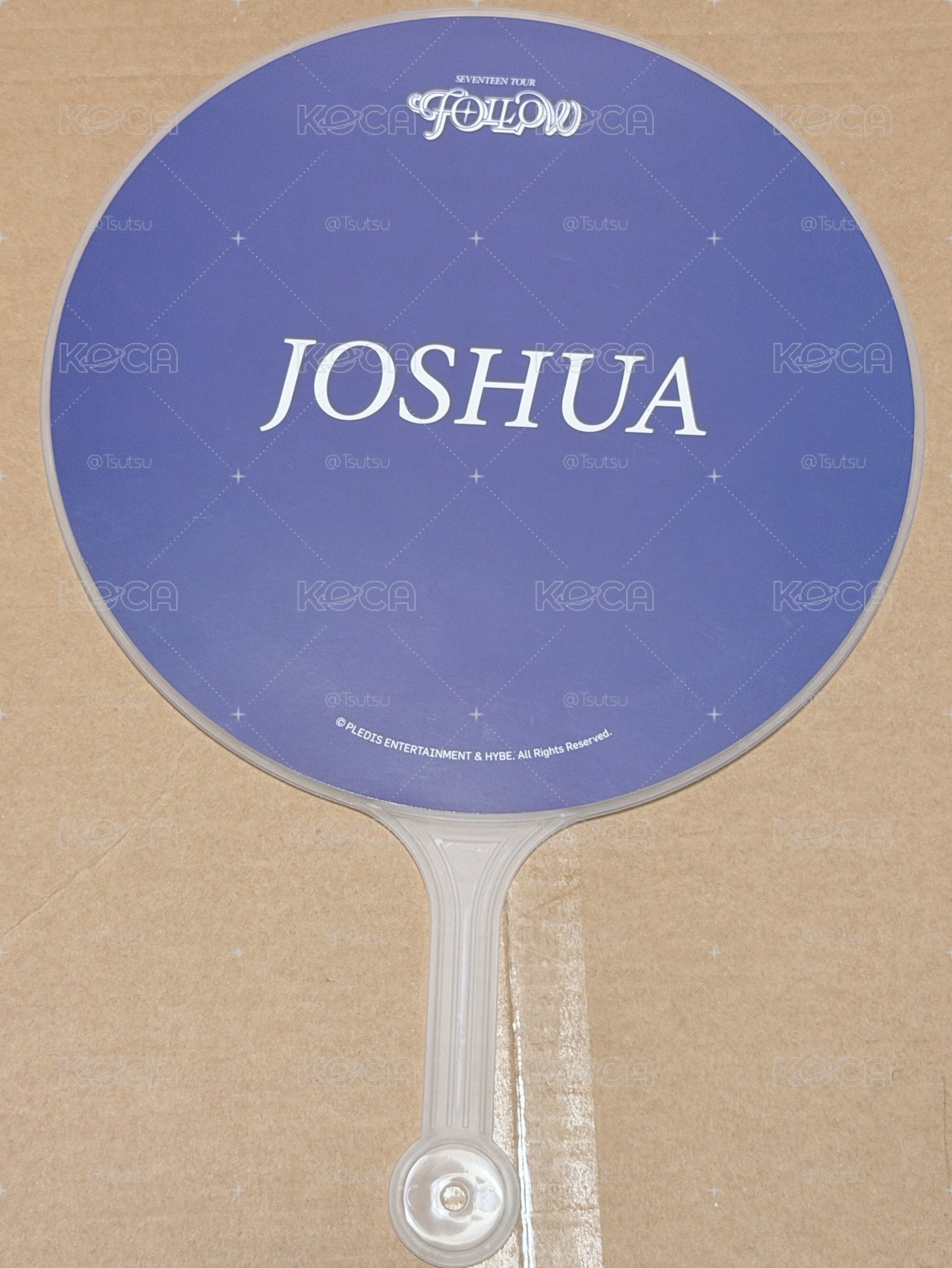 （現貨 紙箱寄出 可當日寄出）seventeen Joshua follow 大扇 扇子