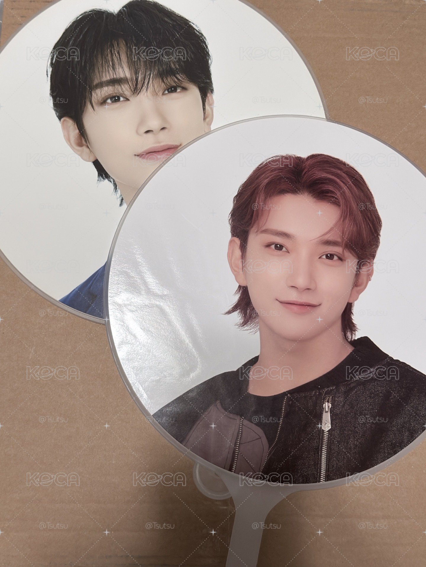 （現貨 兩支一起出 紙箱寄出 可當日寄出）seventeen Joshua follow 大扇 扇子