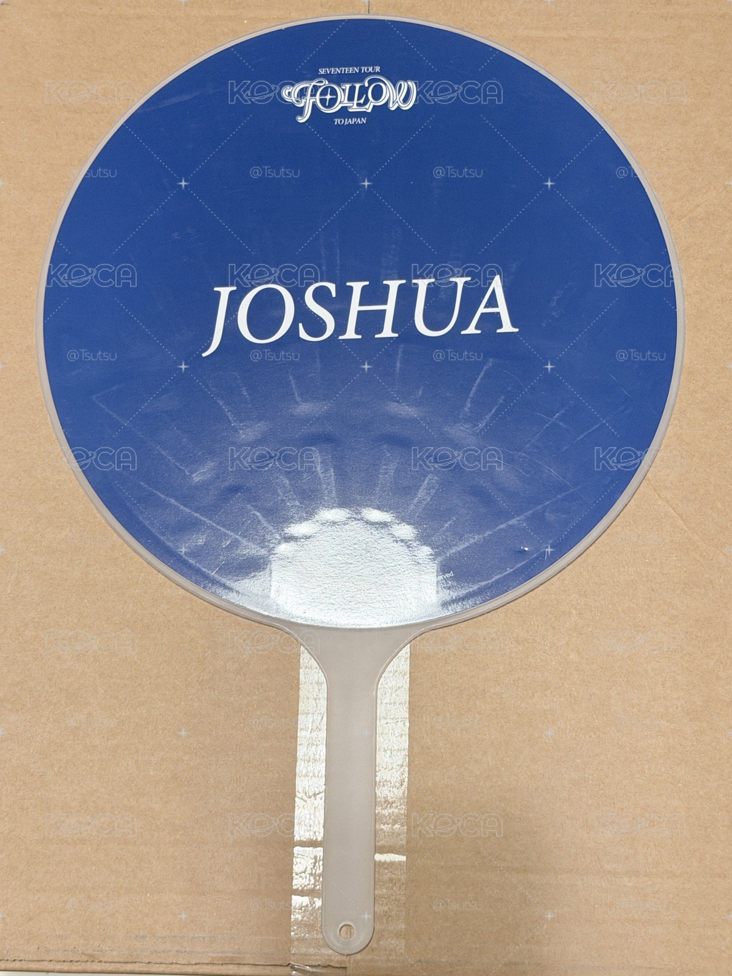（現貨 兩支一起出 紙箱寄出 可當日寄出）seventeen Joshua follow 大扇 扇子