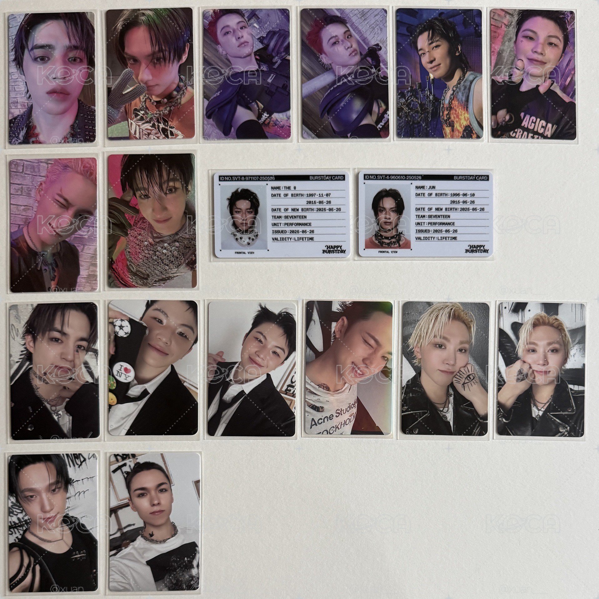 💎正五 專輯卡-NEW BURSTDAY ver./CARAT ver.