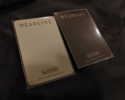 BLACKPINK快閃店 歌詞卡拆售