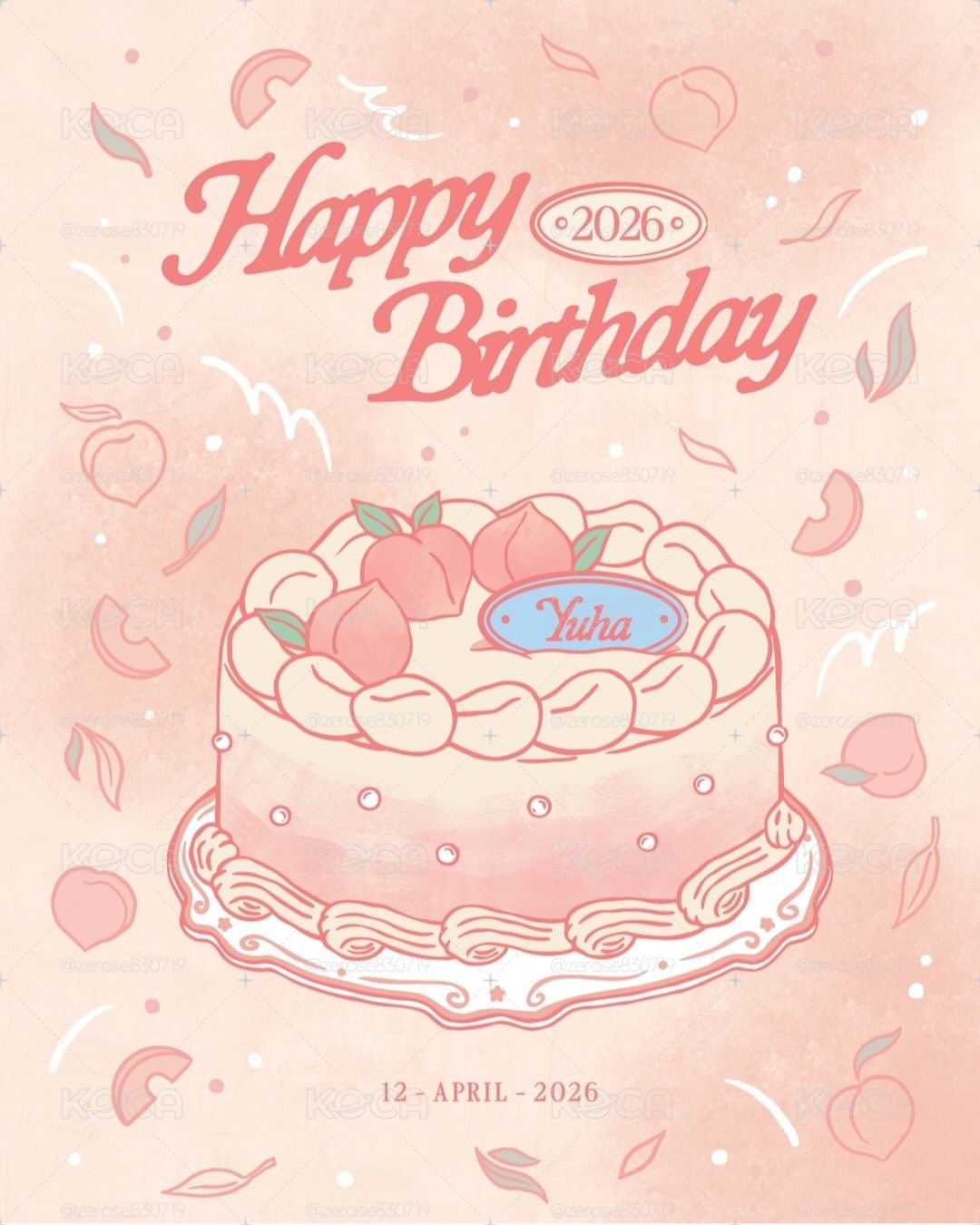 SM ARTIST BIRTHDAY 壓克力蛋糕盒/鉤織蛋糕吊飾