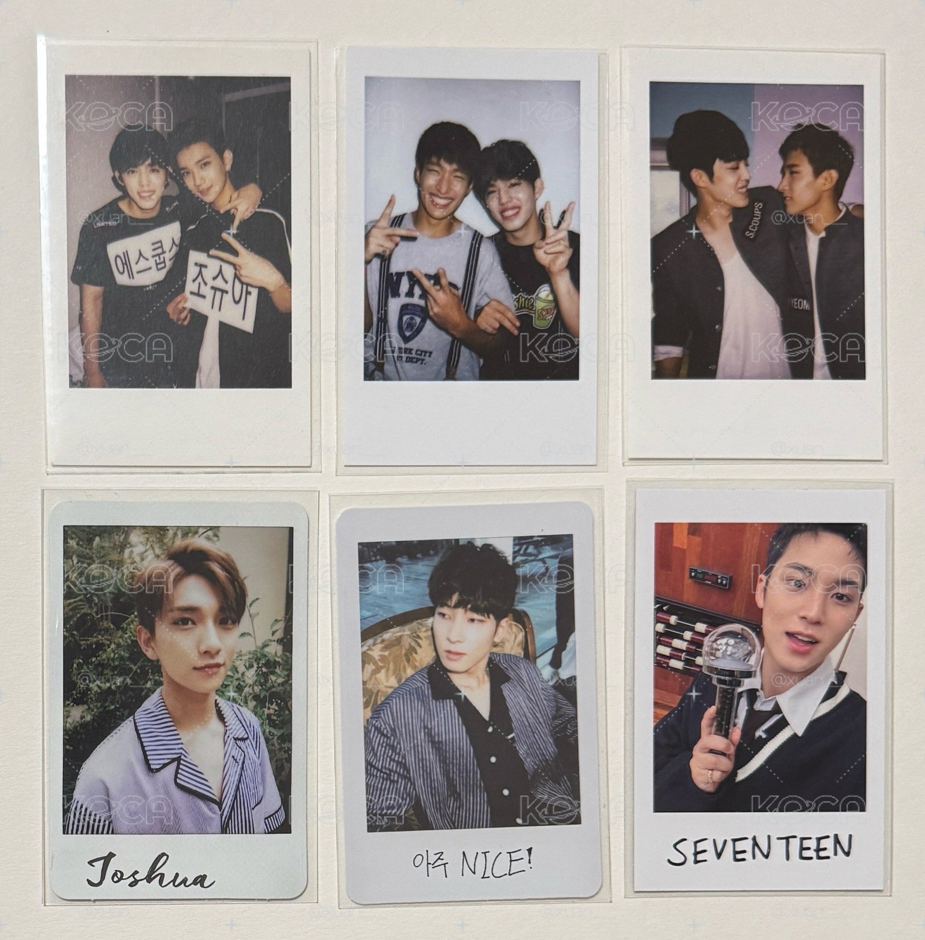 SEVENTEEN 拍立得