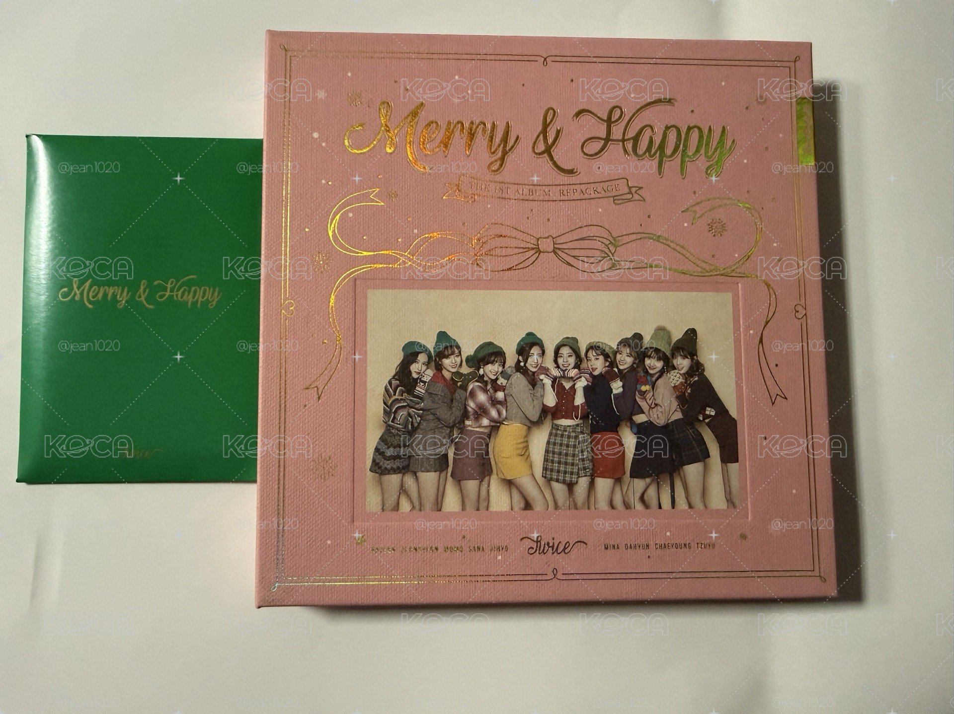 TWICE Merry&Happy 專輯+預購禮小卡