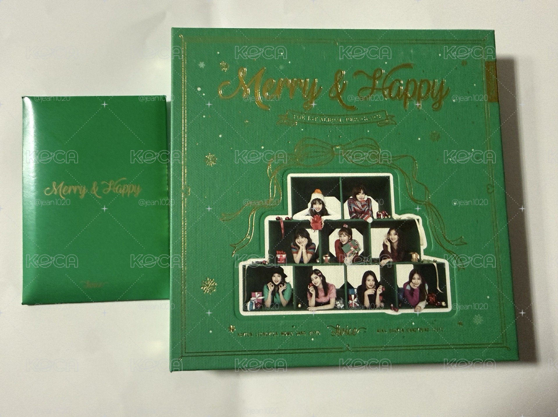TWICE Merry&Happy 專輯+預購禮小卡
