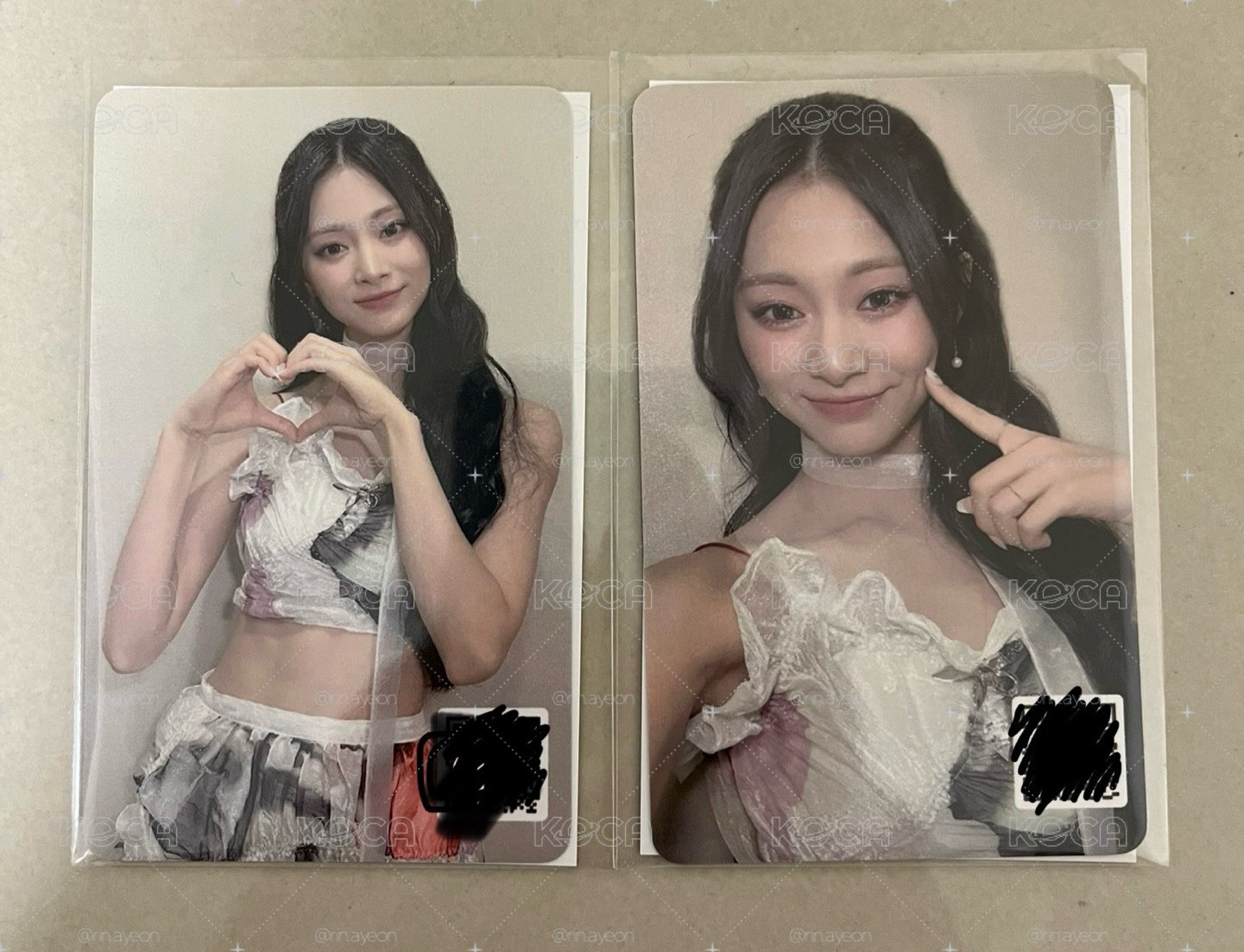 子瑜 Solo JYP Real touch特典