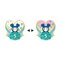 JP出道五週年 徽章 立體金屬徽章