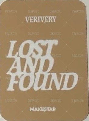 Lost and Found ms 特典卡 迷你卡 鯛魚燒ver. 背面