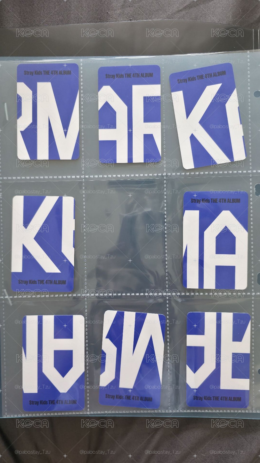 KARMA 專輯卡 固配 SKZOO ver. 一套