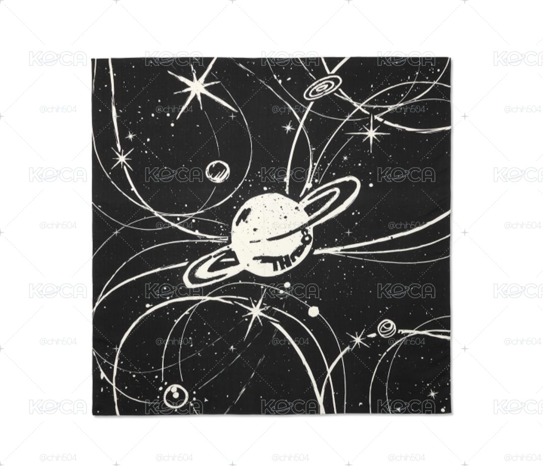 The 8 生日絲巾（星球）