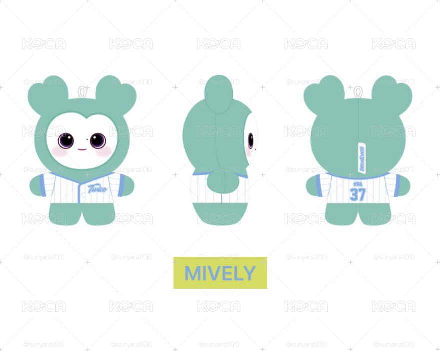 TWICE MINA 24FM 中娃 棒球娃 MIVELY 寶寶