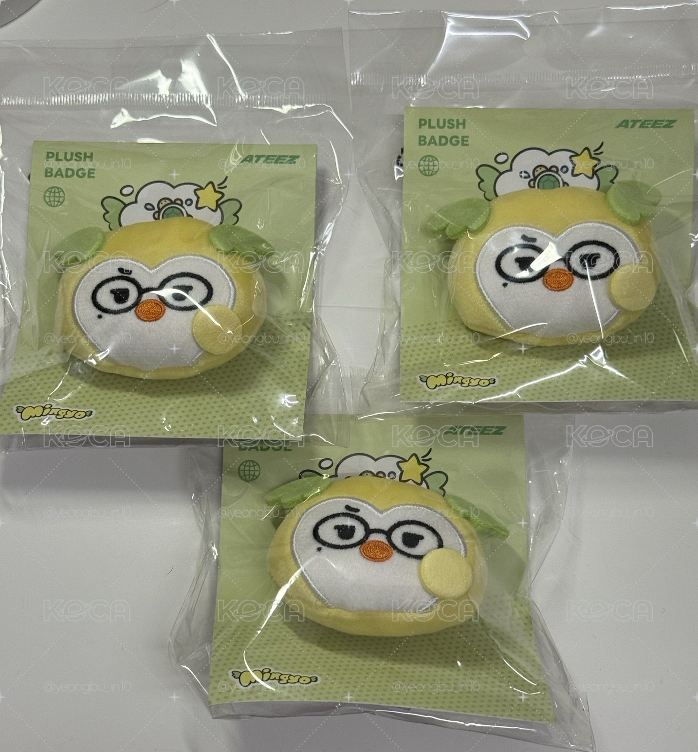 現貨旼琦MIGHTEEZ 徽章 