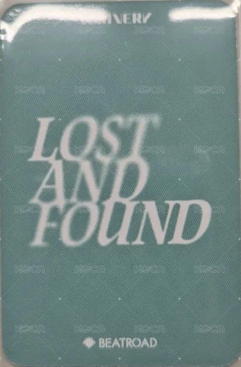 Lost and Found br 線下 簽售卡 帕恰狗ver. 背面