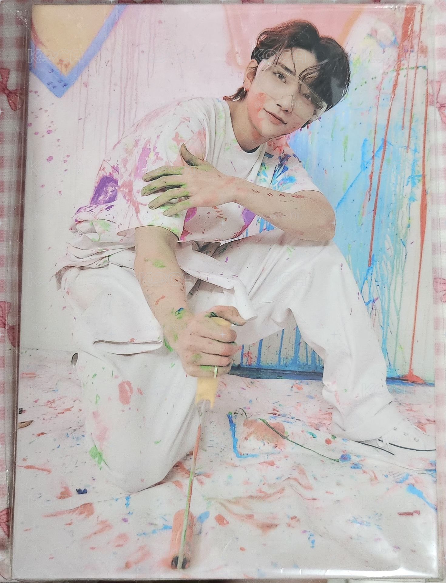 SEVENTEEN 洪知秀 克拉盤 油彩