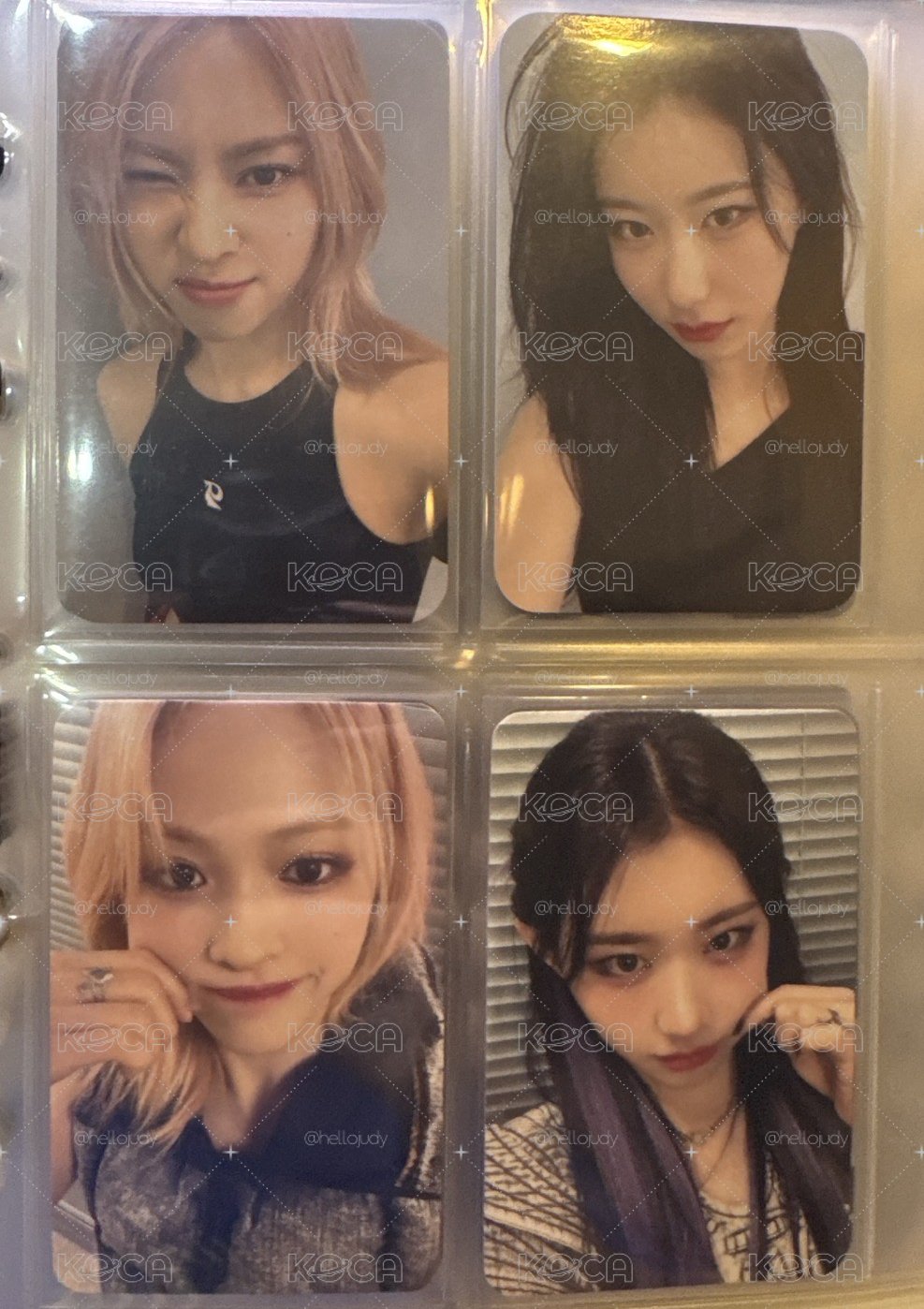 itzy 留真 彩領