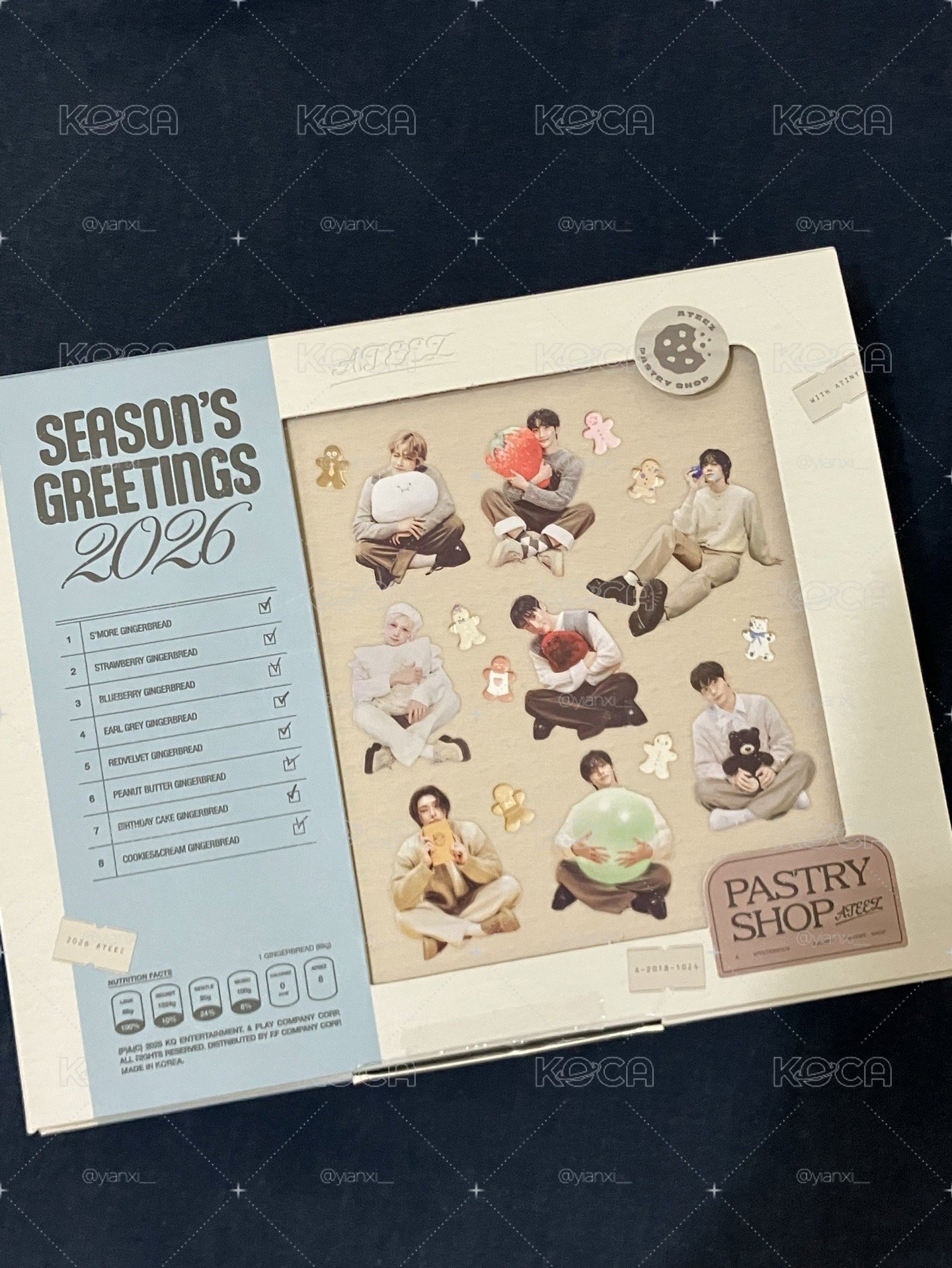 ATEEZ 2026 season greetings / 特典卡加購