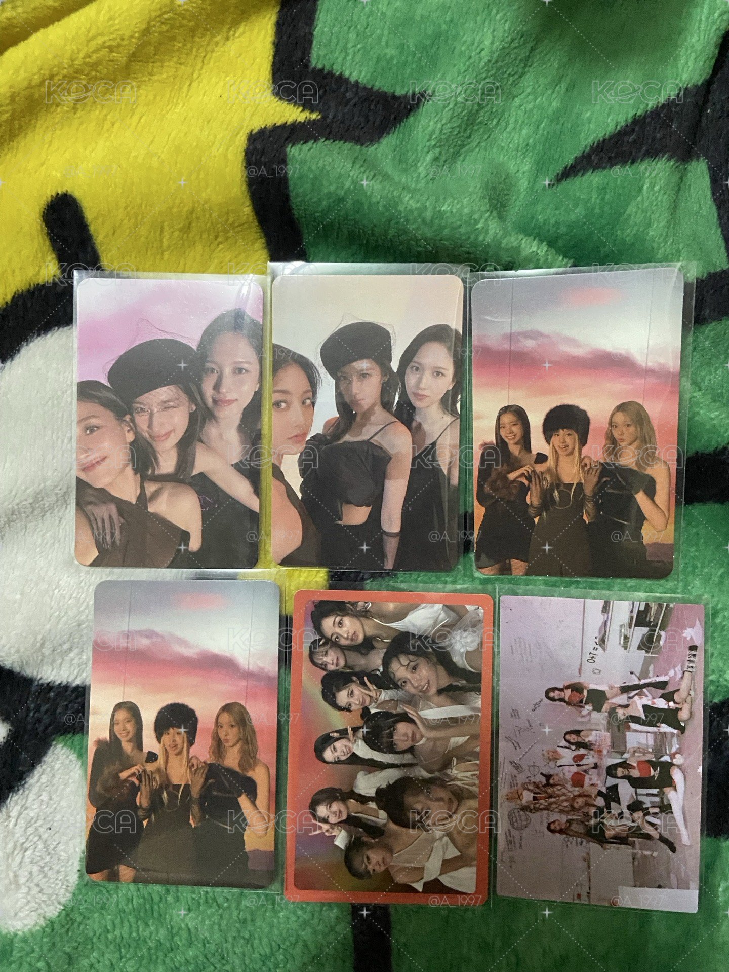 TWICE三人卡、團卡