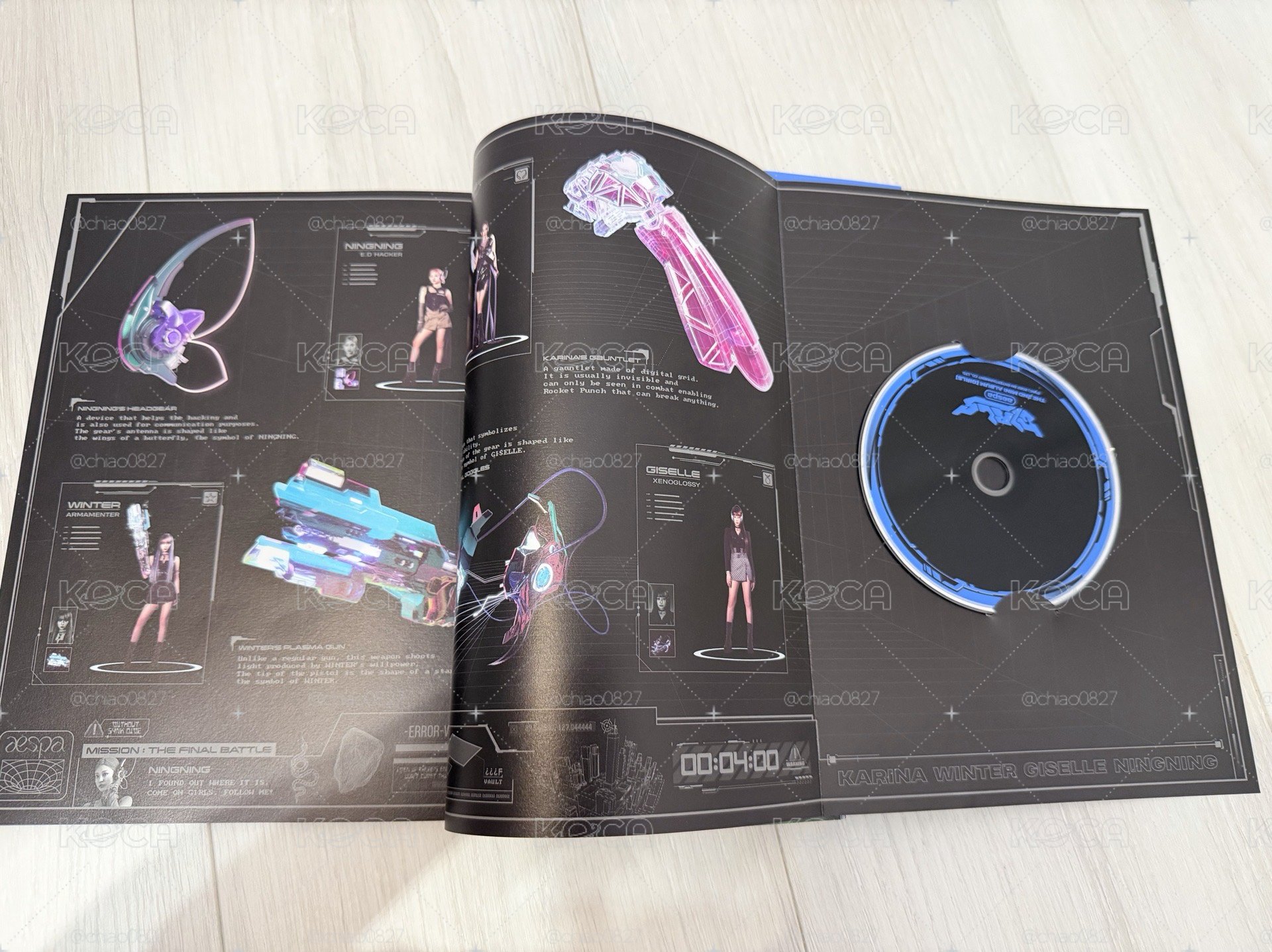 aespa girls KWAGYA版空專無海報                  