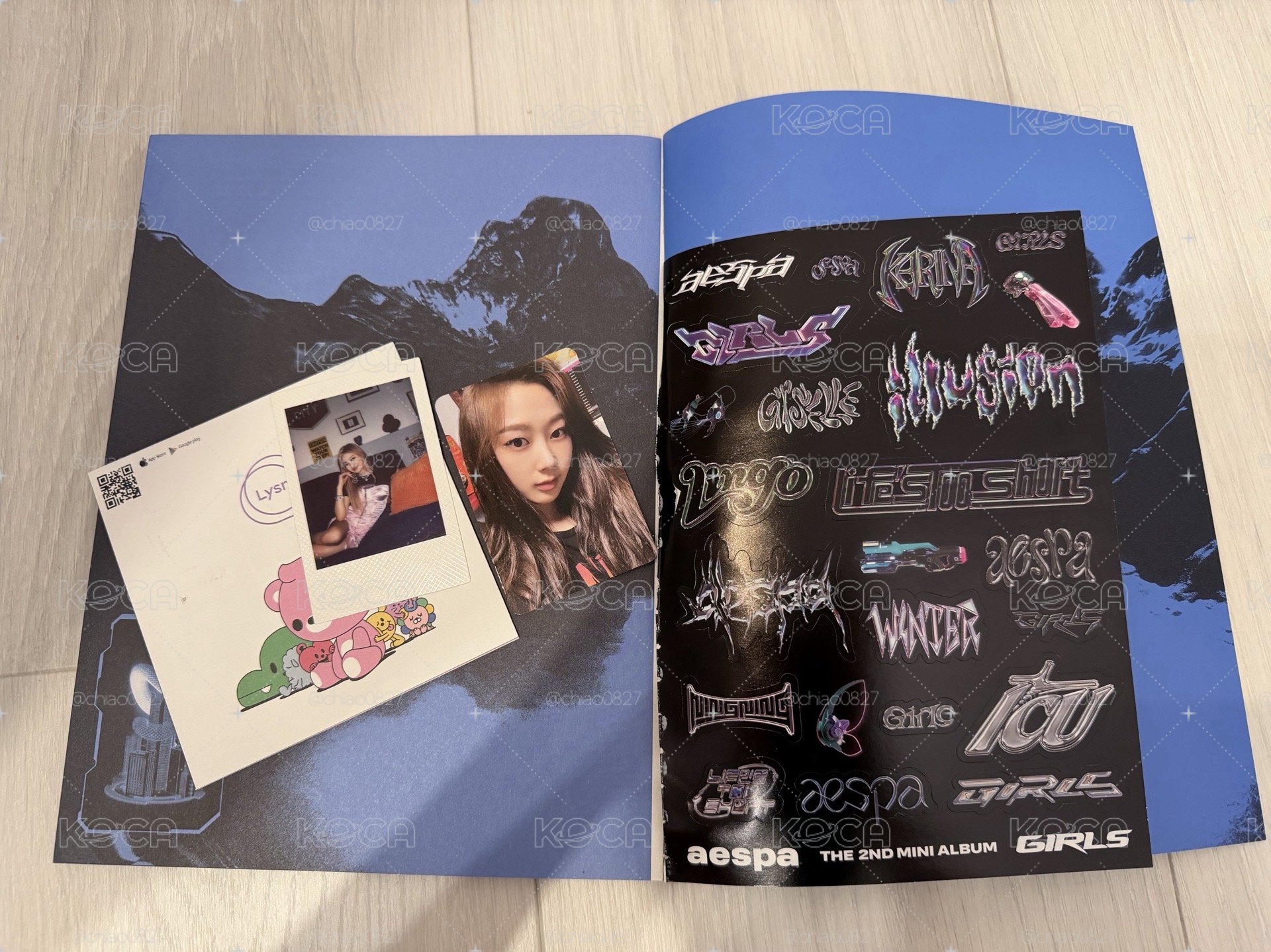 aespa girls KWAGYA版空專無海報                  