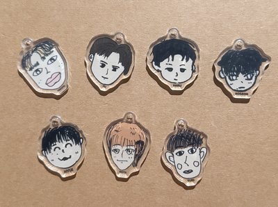 Jump Up 簽售卡 帽踢 ver.+自畫像吊飾