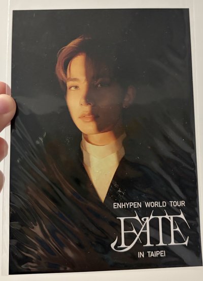2024 Enhypen fate plus世巡台北場限定明信片