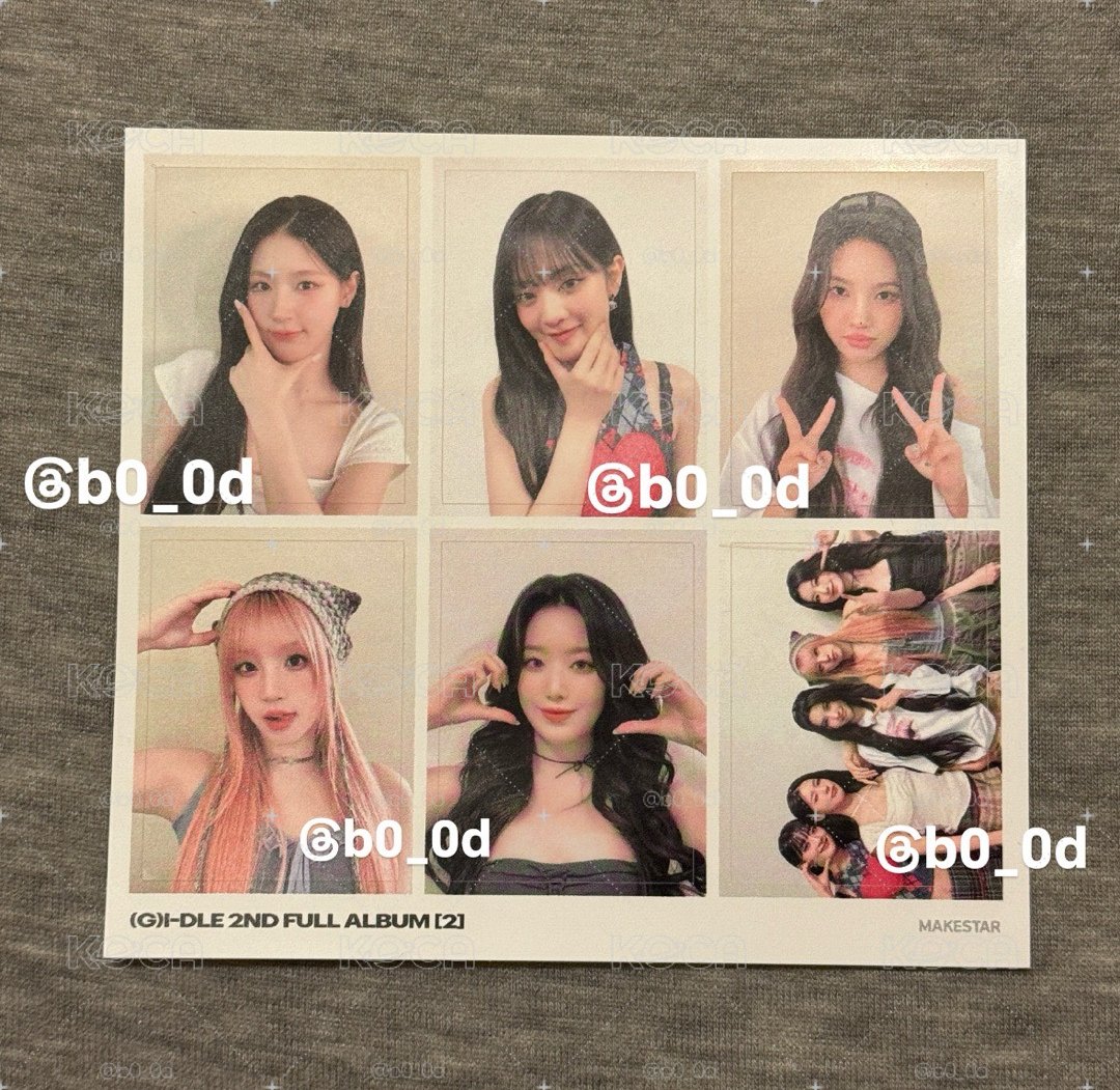 【全球僅75】i-dle 正規二輯《2》MS 14.0 中簽貼紙