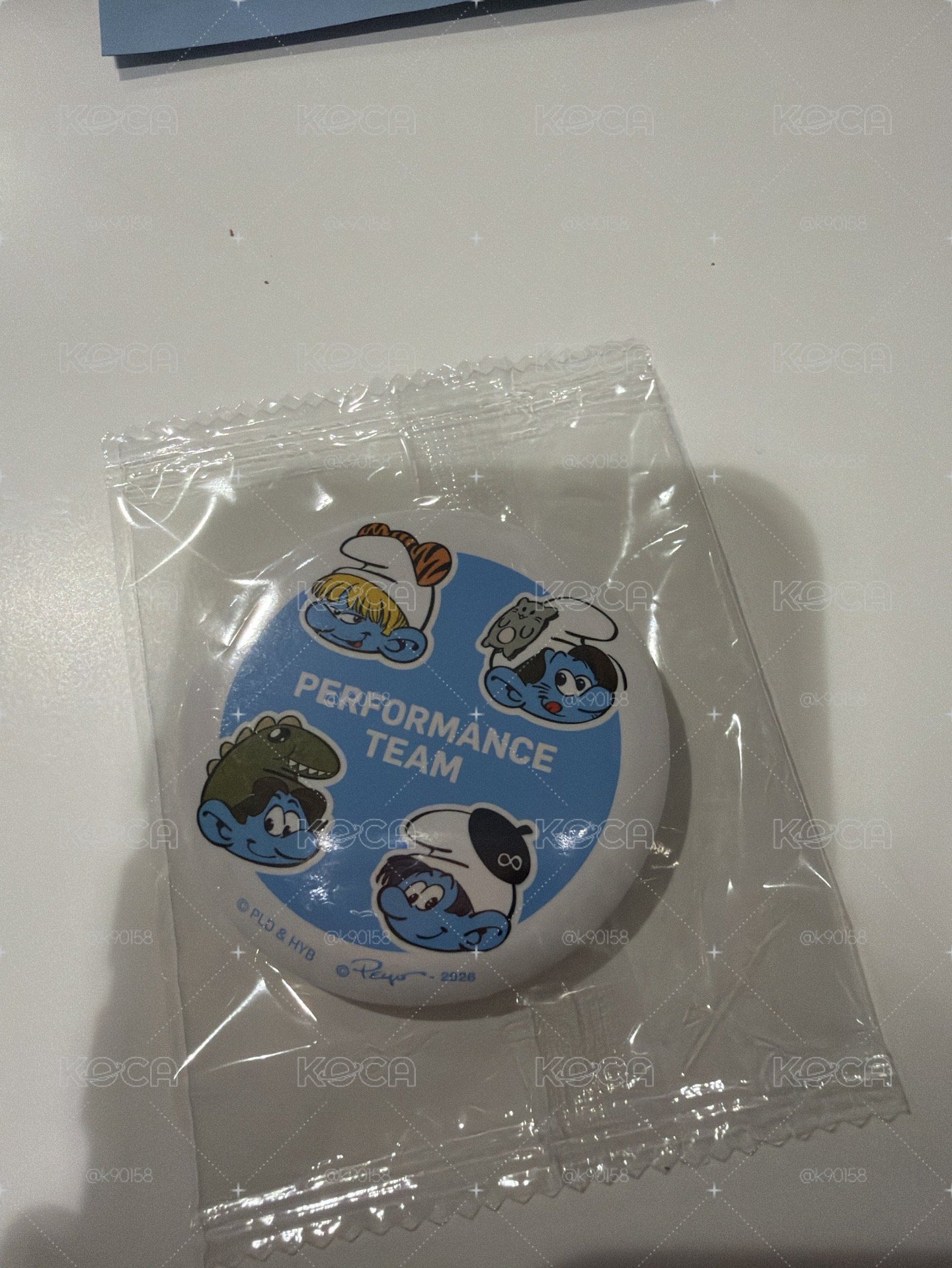 表演隊 藍色小精靈聯名徽章