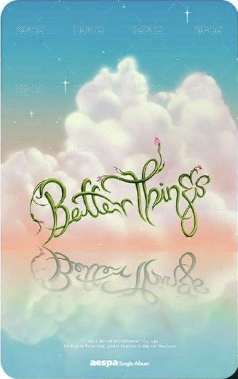 Better Things 周邊卡 美周團卡 背面