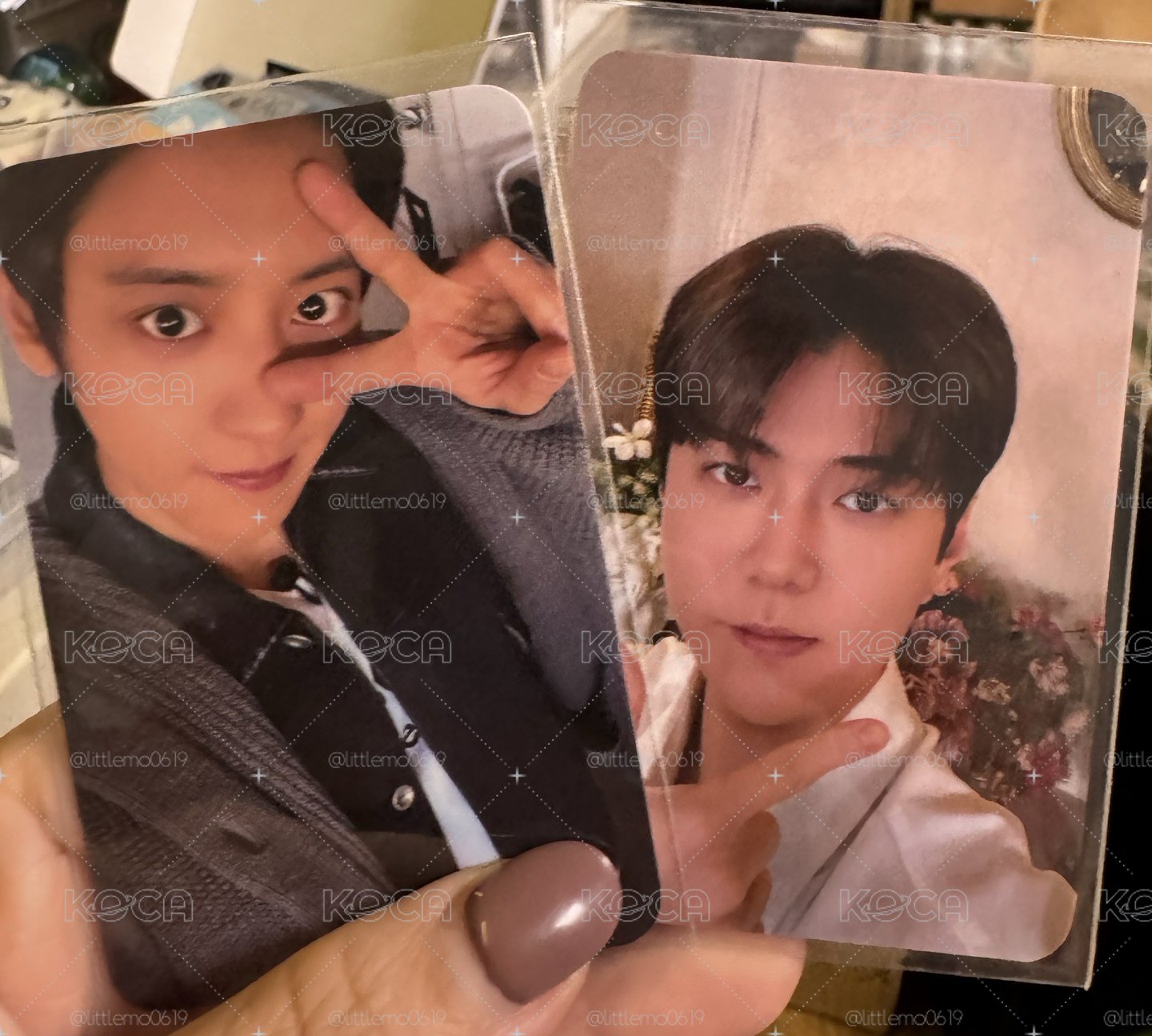 EXO 正八 深圳簽售卡 小芒SC雙人套裝