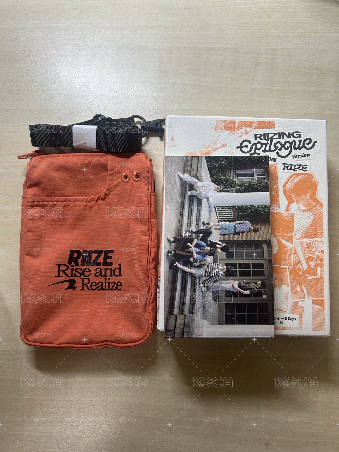 RIIZING EP 專輯 TRAVEL BAG VER.橘包