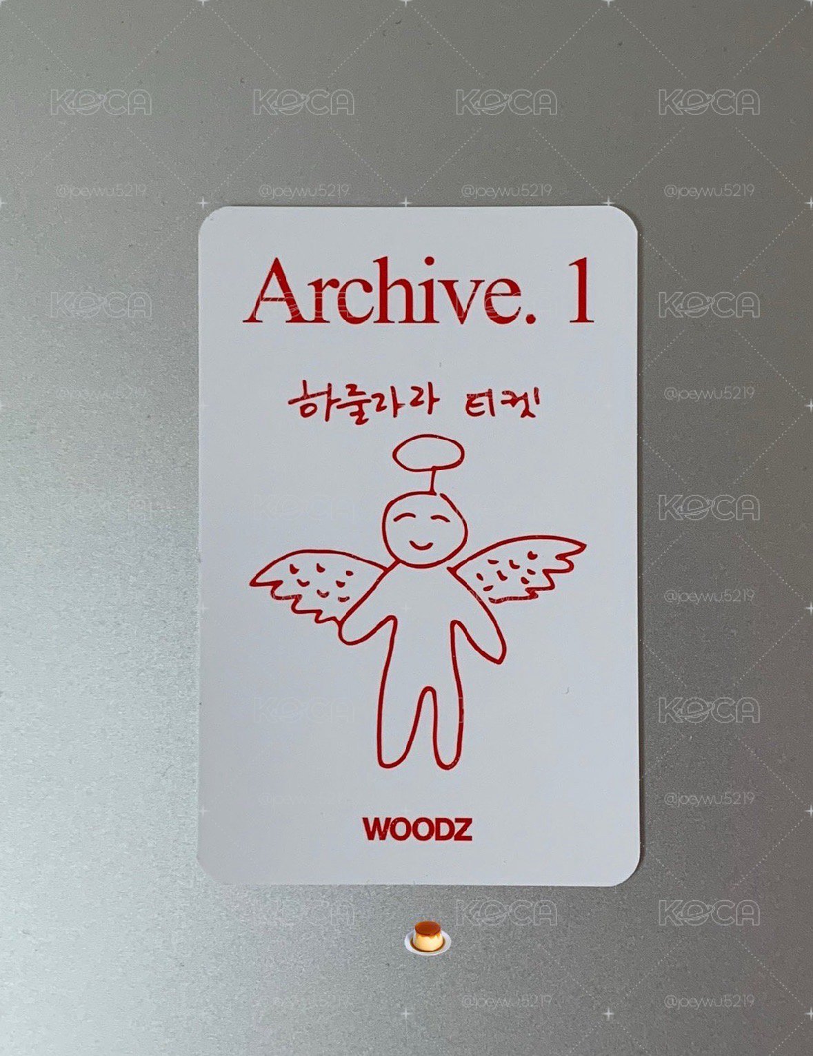 天使WOODZ Archive.1 K4線下簽售卡