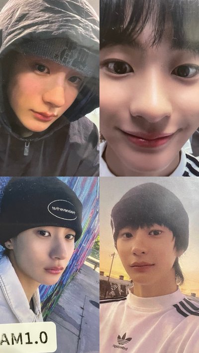 買4送2!!! 3張可愛帽帽安+1近臉安 早期卡 get a guitar 送Kms校服2張