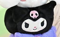串串棉花糖縮小版 黑色 娃娃玩偶 