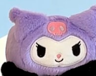 串串棉花糖縮小版 紫色 娃娃玩偶 