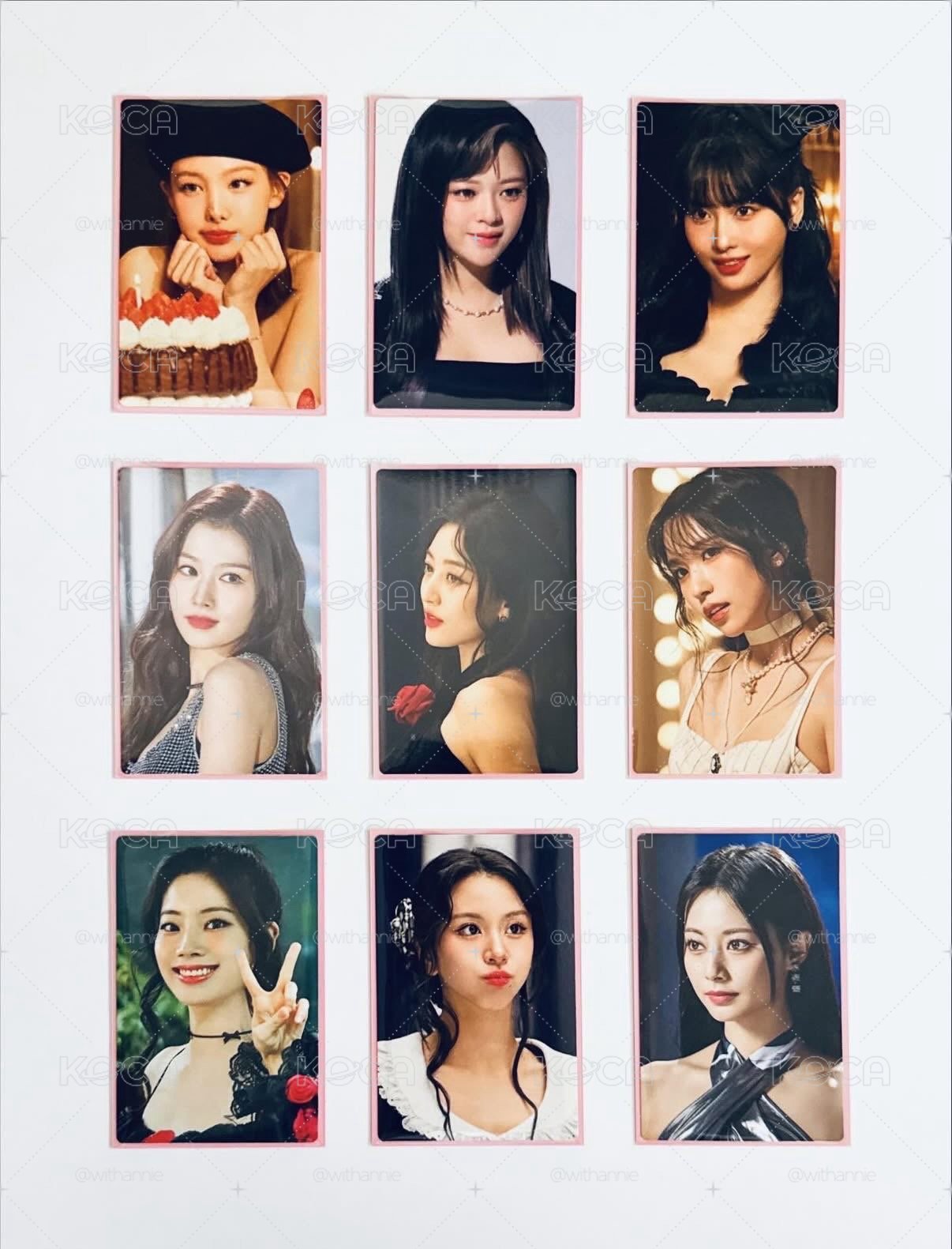 TWICE 迷你13 花絮小卡