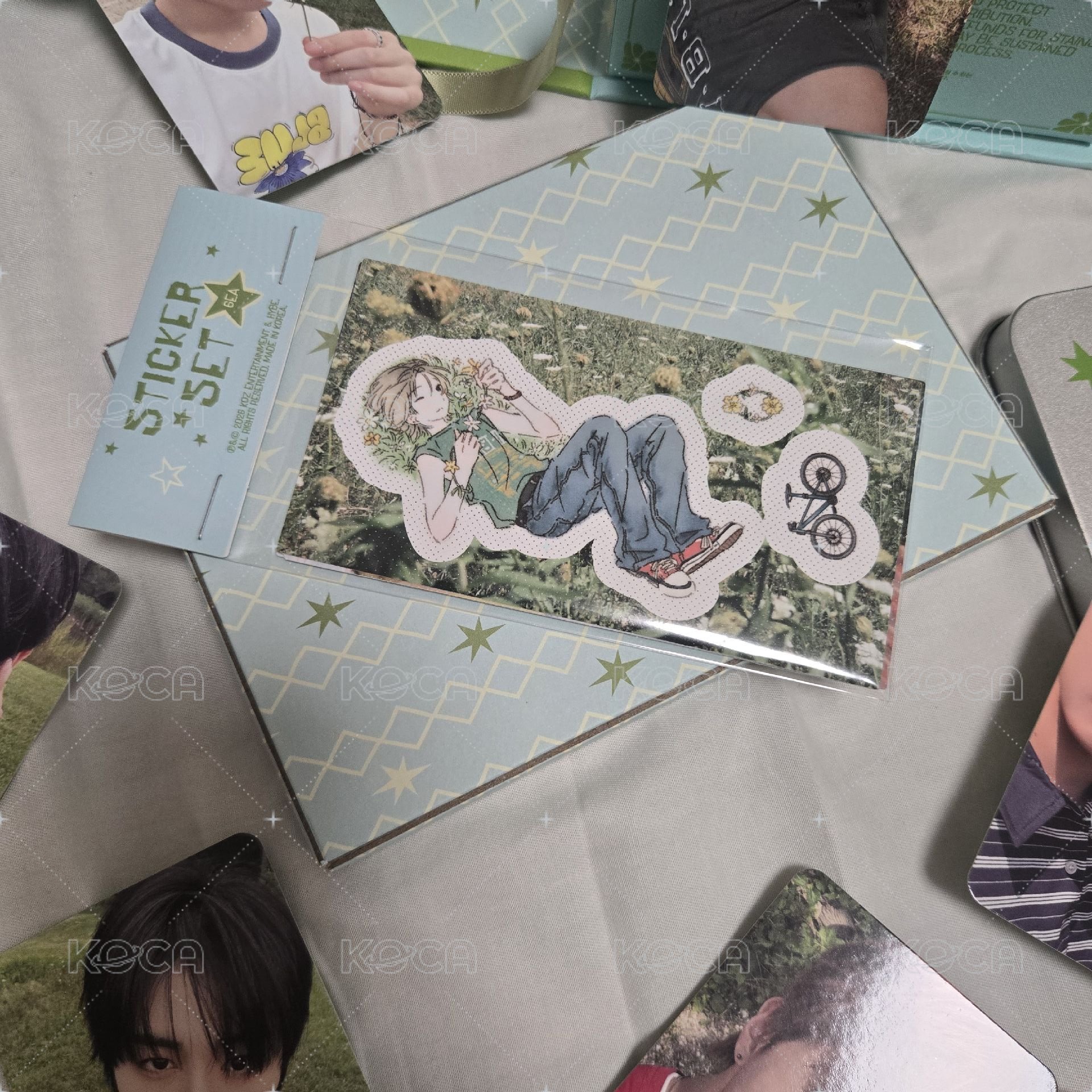 手繪風貼紙組合(未拆封) 