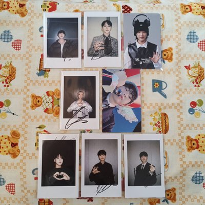 Seventeen 17 Hoshi權順榮 DK李碩珉 yzy 一直娛復刻拍立得 小盤出 耳機榮 虎爪榮 比心榮