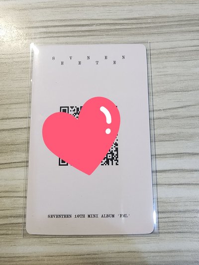Mini10 一直娛 語音簽售卡 粉髮燦
