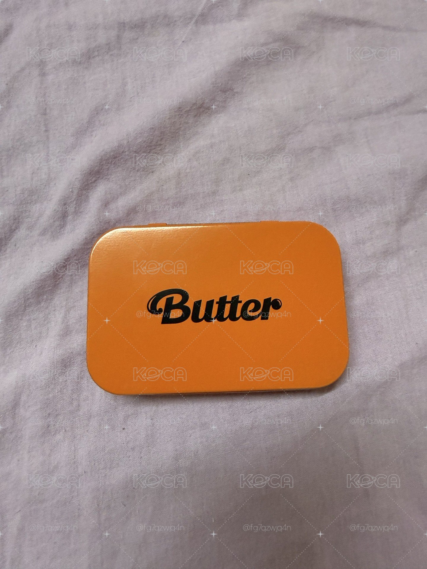 Butter橘色鐵盒