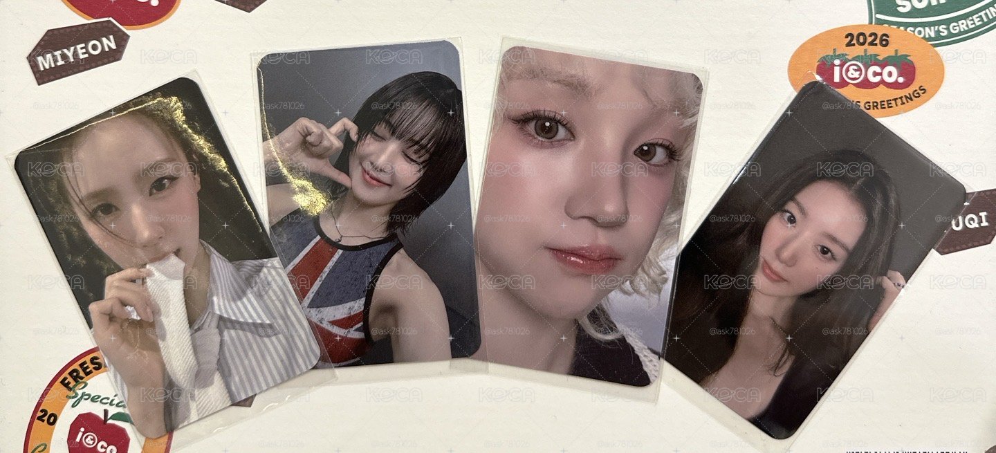 I-DLE 台北快閃 第二輪 滿額卡 4張一起出