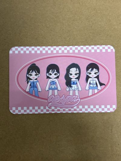 aespa 團卡 一巡 周邊卡 日本周邊團 團-08