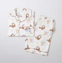 SPAO × Ganadi 睡衣 短袖睡衣褲(奶油色)